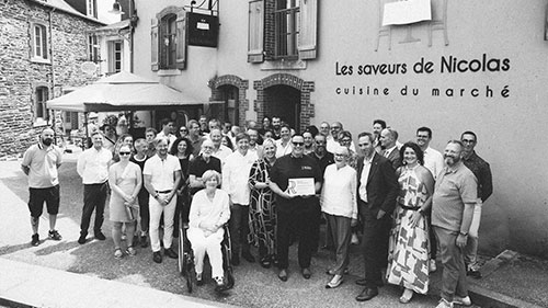 remise titre maitre restaurateur les Saveurs de Nicolas - restaurant Novoitou - Rennes